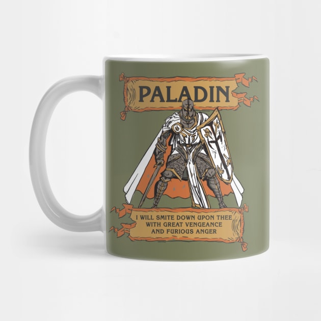 Tabletop RPG Paladin - Devine Smite And Furious Anger by M n' Emz Studio